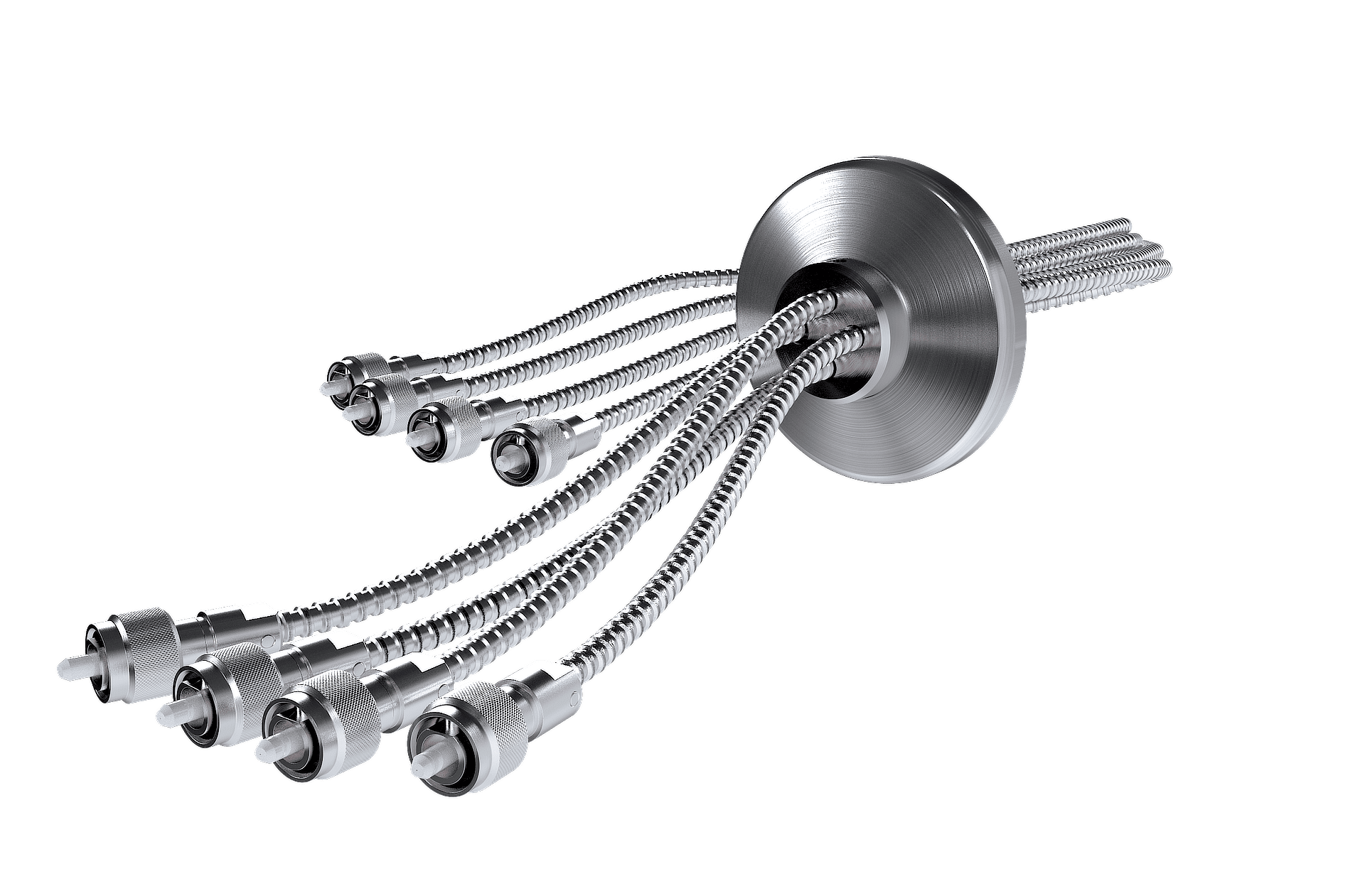 Vacuum Pigtailed Fibre Optic Feedthroughs