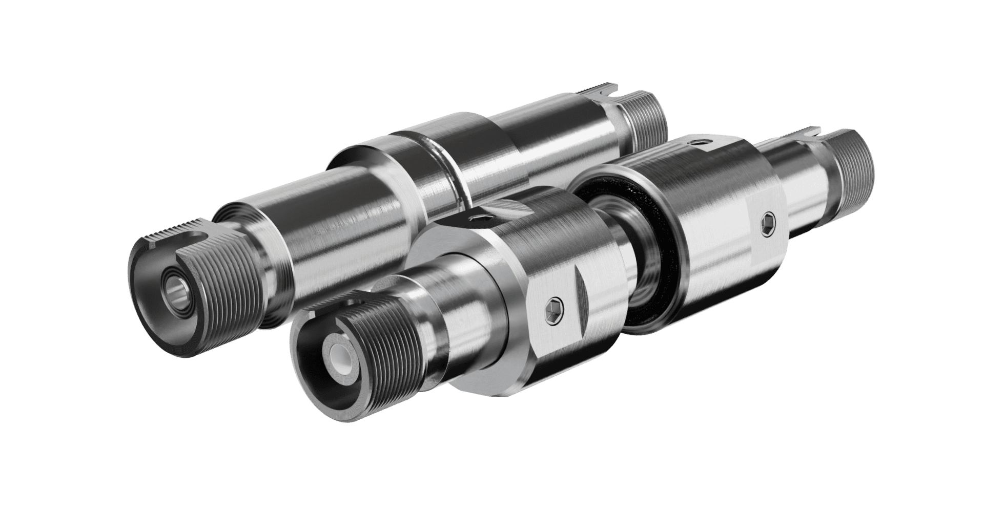 Flangeless Vacuum Fibre Optic Feedthroughs