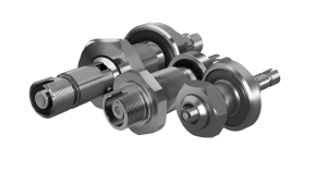 Threaded fibre optic feedthroughs with M10, M12, or M16 housings